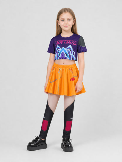Superhero Cosplay Costume: Top and Skirt, Stage Style Costumes detail