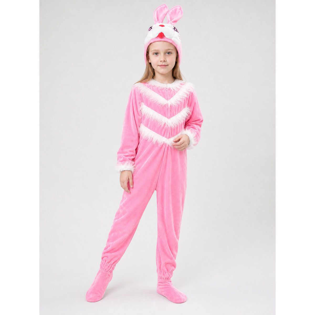 Bunny Hooded Jumpsuit Costume for the Stage
