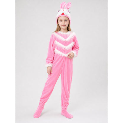 Bunny Hooded Jumpsuit Costume for the Stage