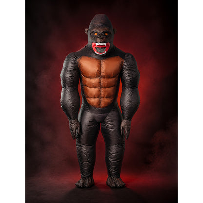 Unisex Inflatable Gorilla Jumpsuit Costume For Halloween lifestyle