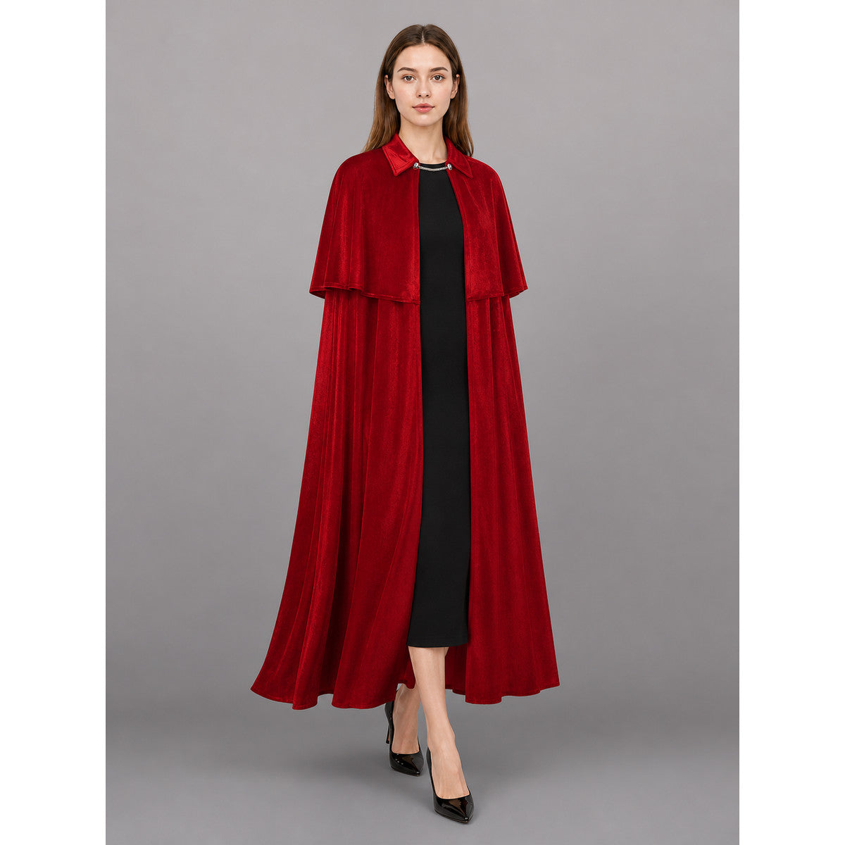 Red Carnival Cloak, Long, with High Collar occasion guide