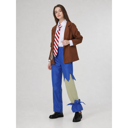 Zombie Costume with Oversized Head