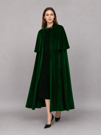 Long Green Carnival Cape with Collar occasion guide
