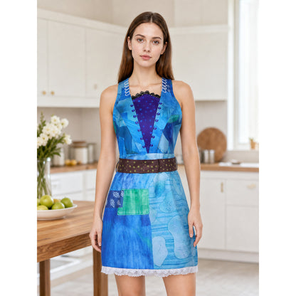 Mrs. Tweed Cosplay Dress with Lace Hem and Belt lifestyle view