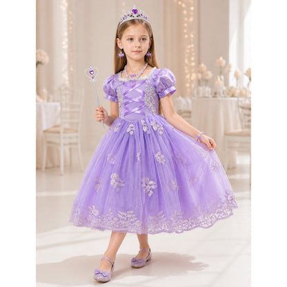 Purple Princess Costume for Halloween lifestyle view