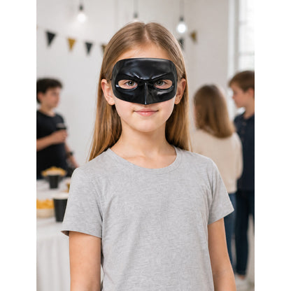 Black 3D Halloween Mask for Cosplay lifestyle view