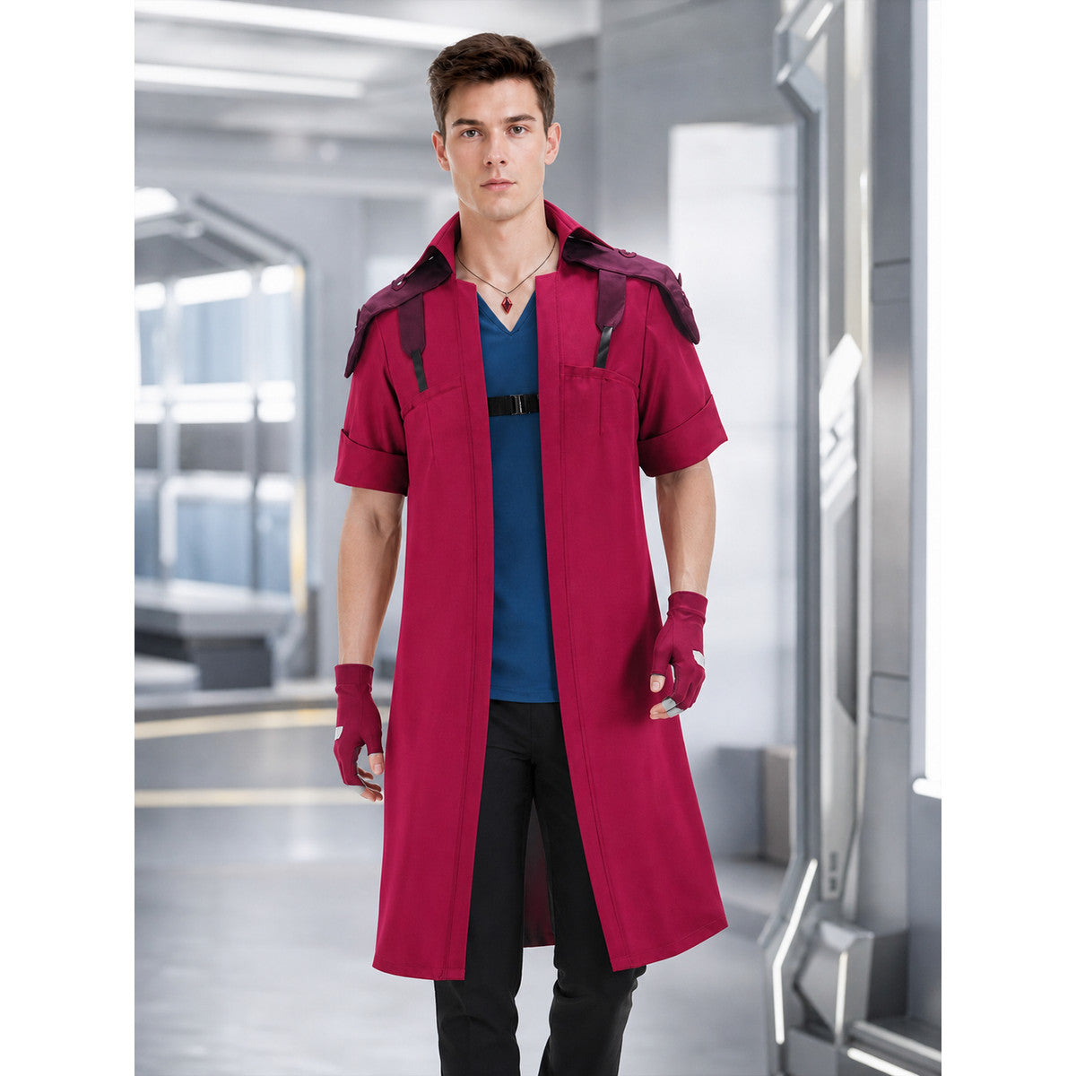 Dante Cosplay Costume, 5-Piece Set lifestyle