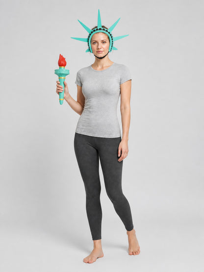 Statue of Liberty Cosplay Set: Crown and Torch Costume Headwear detail