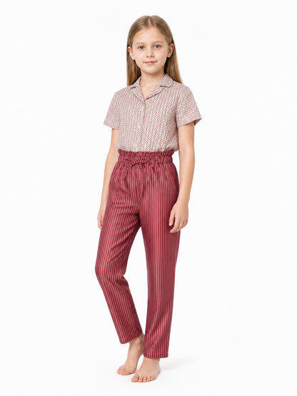 Two-Piece Suit with Shirt and Pants, Geometric Prints product detail