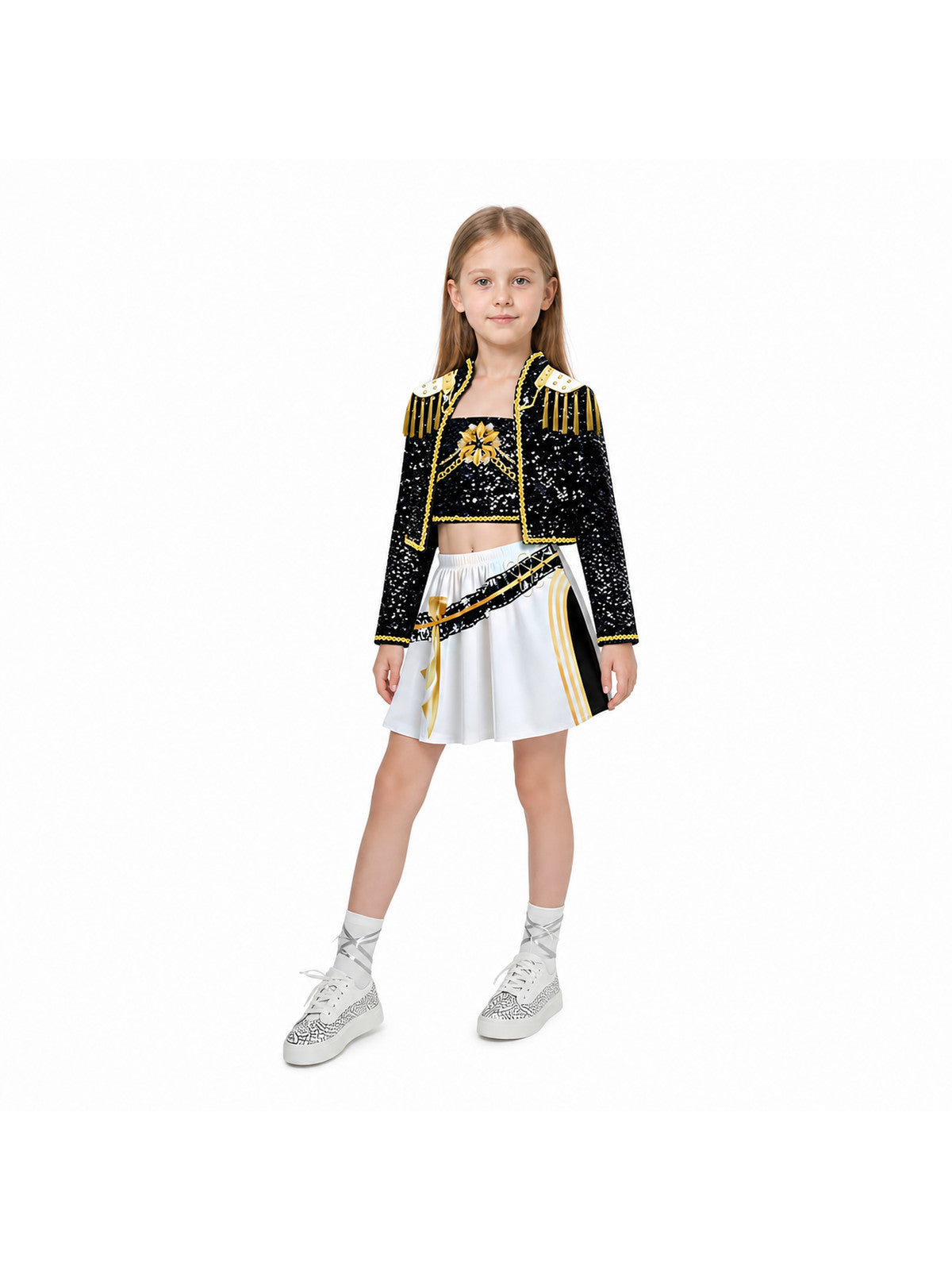Children’s Stage Set: Black and Gold with Sequins