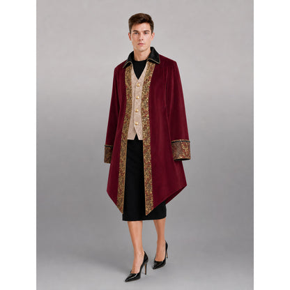 Burgundy Victorian-Style Costume Cloak occasion guide