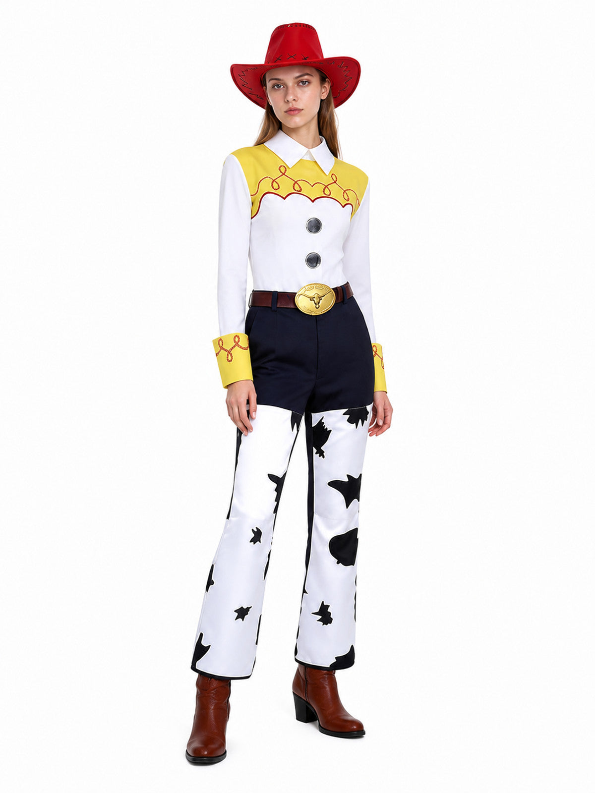 Jessie Cosplay Costume, 4-Piece Set Costumes detail