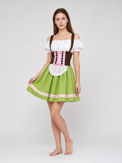 Traditional Folk-Style Costume Dress