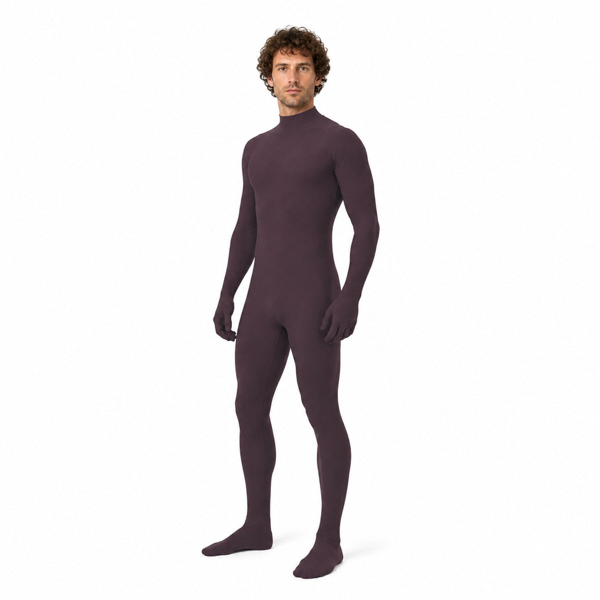 Fitted Zentai Jumpsuit with Open Head lifestyle