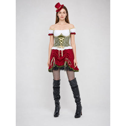 Bavarian-Style Carnival Dress for Oktoberfest