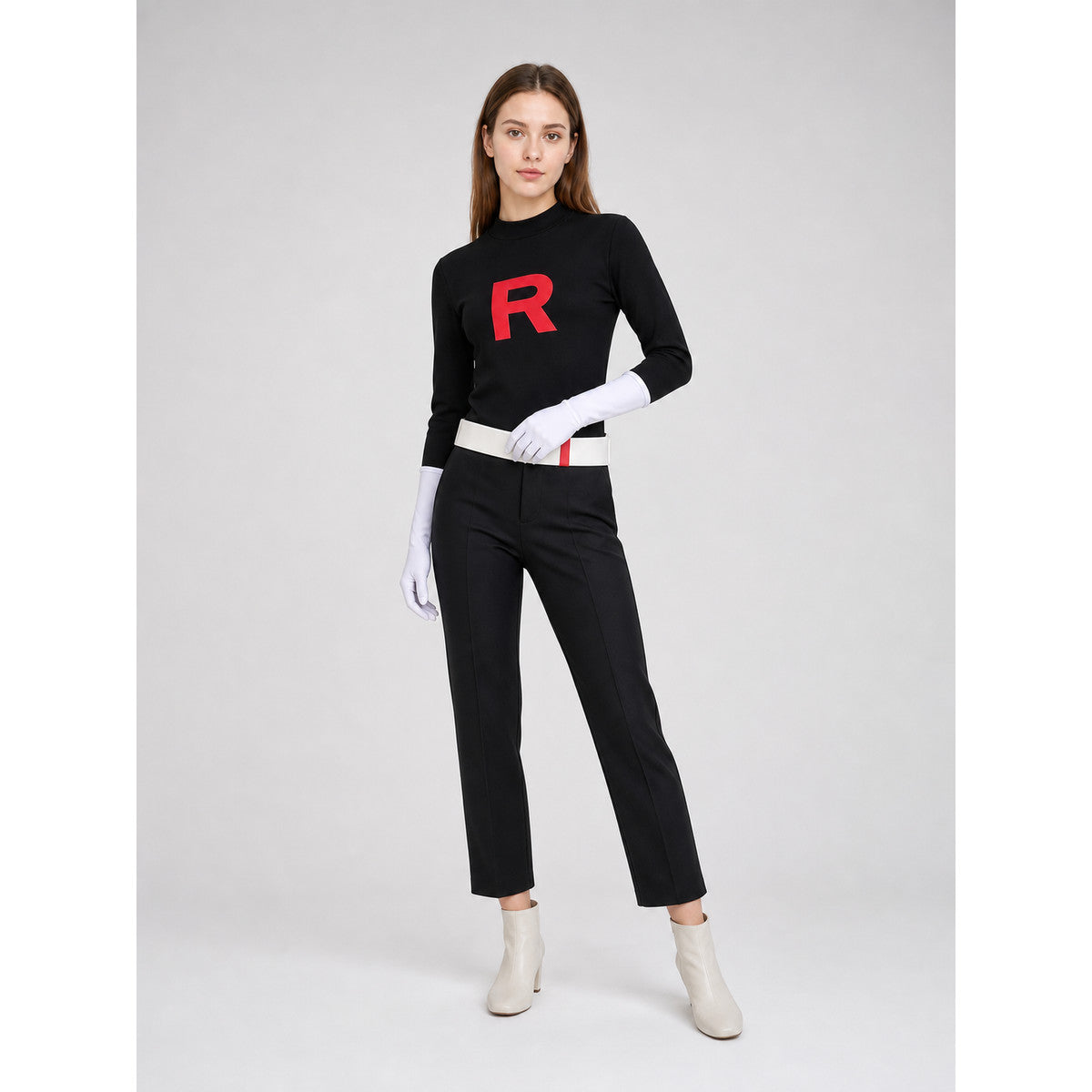 Pokémon Cosplay Costume: Top, Pants, Belt, Gloves
