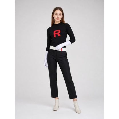Pokémon Cosplay Costume: Top, Pants, Belt, Gloves