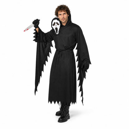 Hooded Cosplay Costume with Wide Sleeves Costumes detail