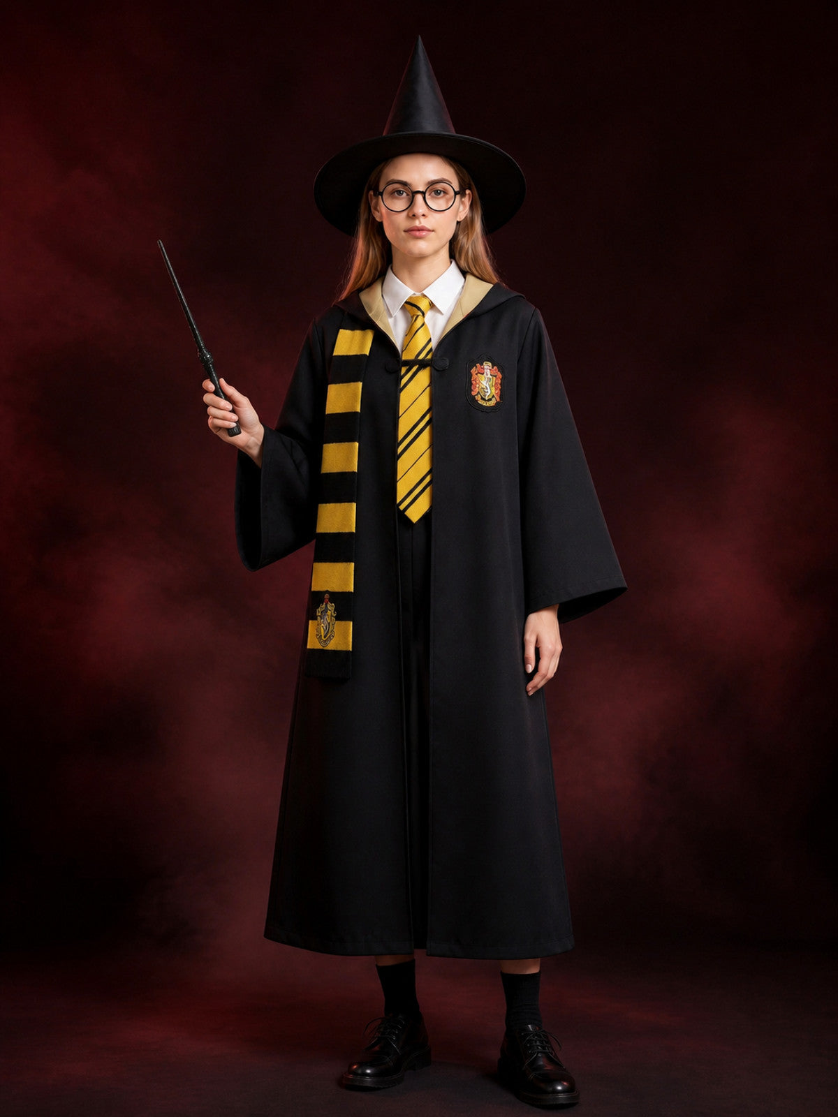 Harry Potter Costume Cloak with Hood for Cosplay and Halloween main product view