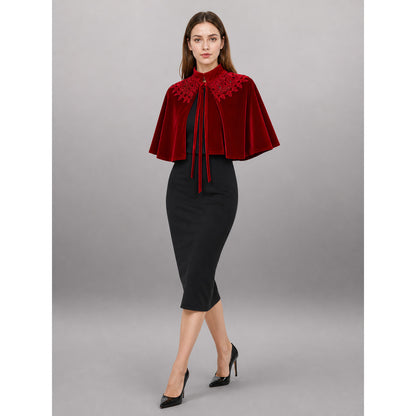 Red Decorative Costume Cloak with Wide Sleeves occasion guide