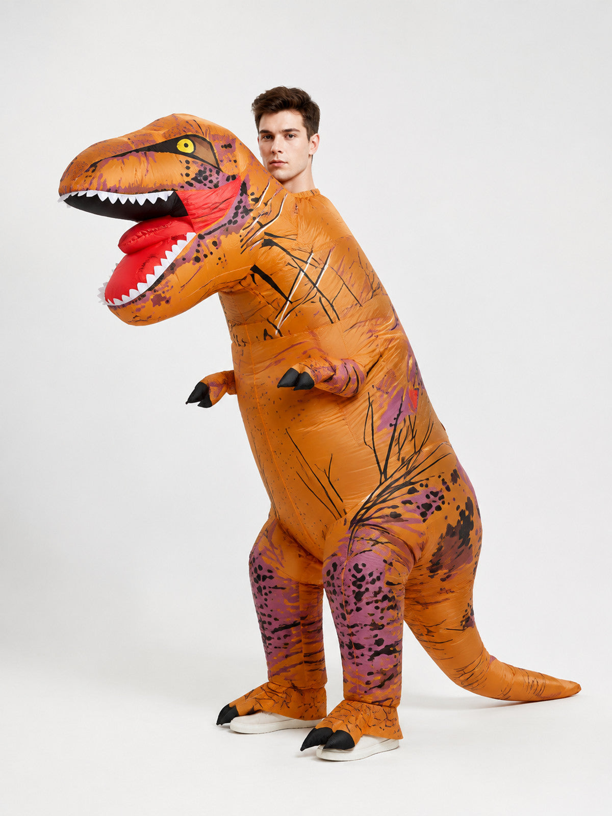 Inflatable Dinosaur Costume with Long Tail main product view