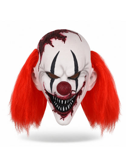 1PC realistic clown mask, Halloween mask, prank costume props, party decoration