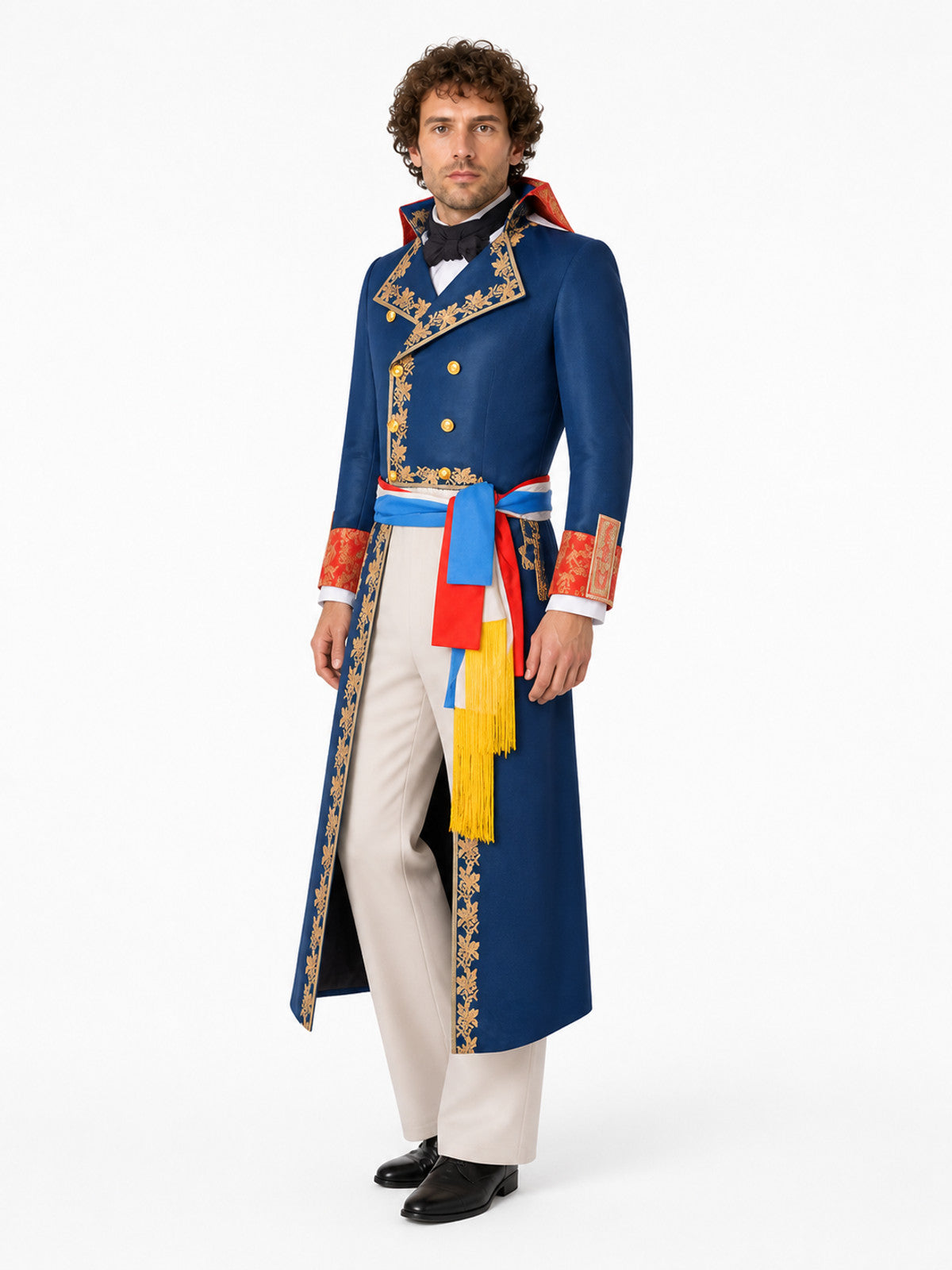 Theatrical Napoleon Costume with Gold Trim Costumes detail