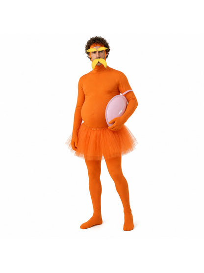 Halloween Jumpsuit Costume with a Fake Belly and Skirt Costumes detail