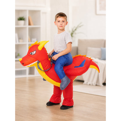 Inflatable Dragon Costume for Carnival, One Size lifestyle view
