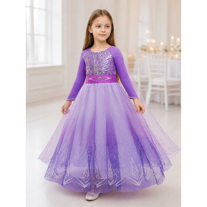 Purple Princess Carnival Costume for Halloween