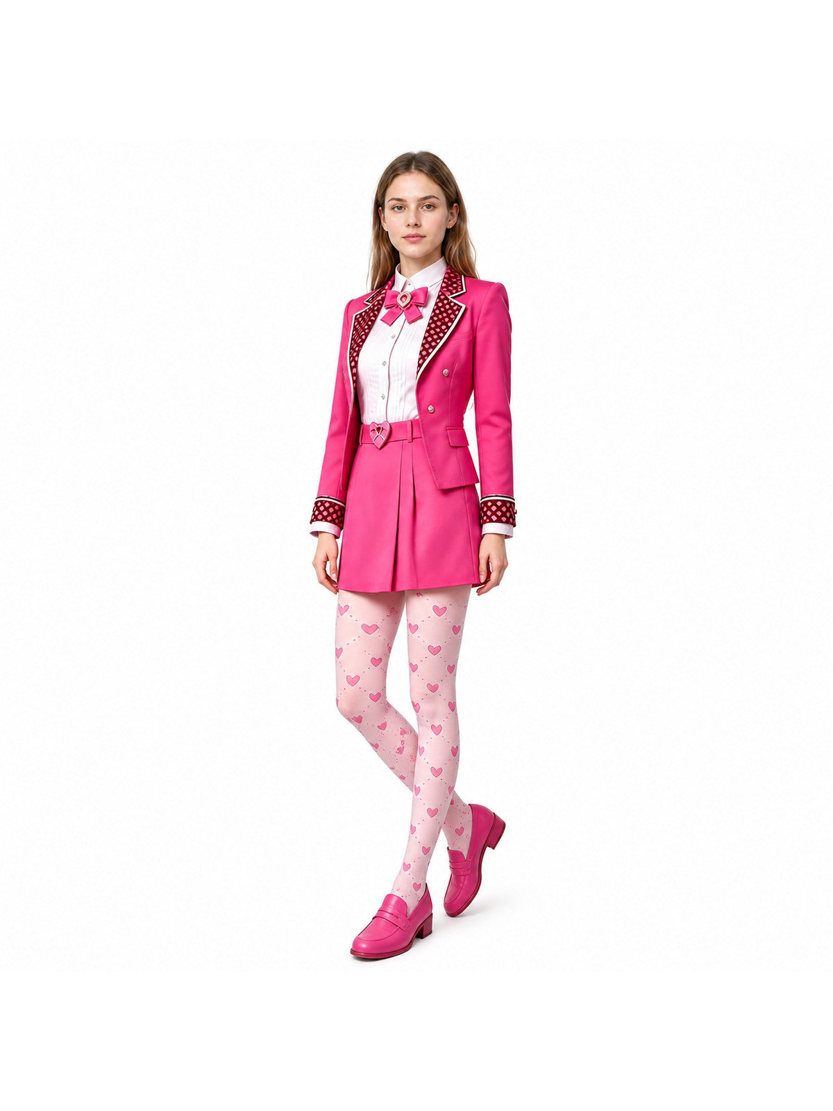 Cosplay Costume with Jacket, Shirt, and Bottom