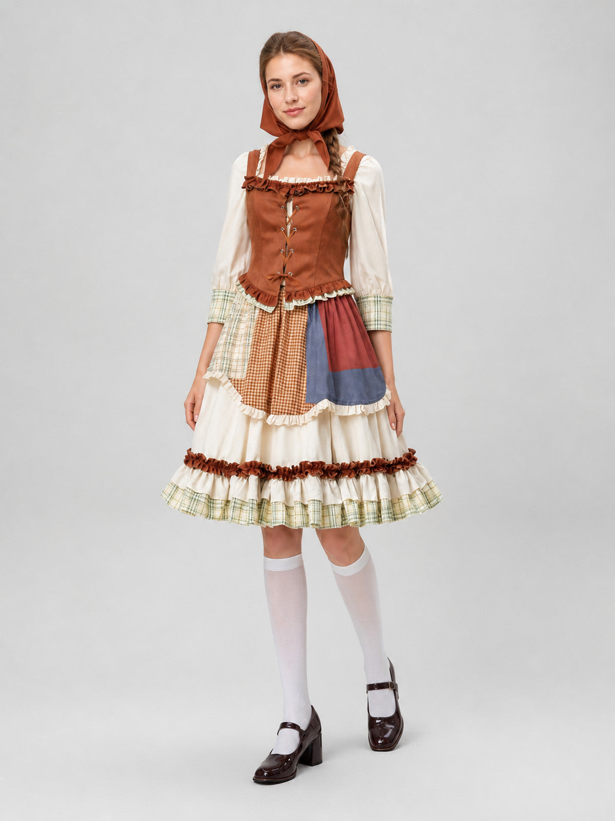 Red Riding Hood Carnival Dress for Cosplay Costume Dresses detail