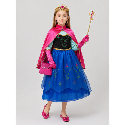 Children's princess costume with cape and accessories Costume Capes detail