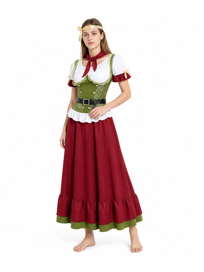 Retro-Style Corset and Lace Costume Costumes detail