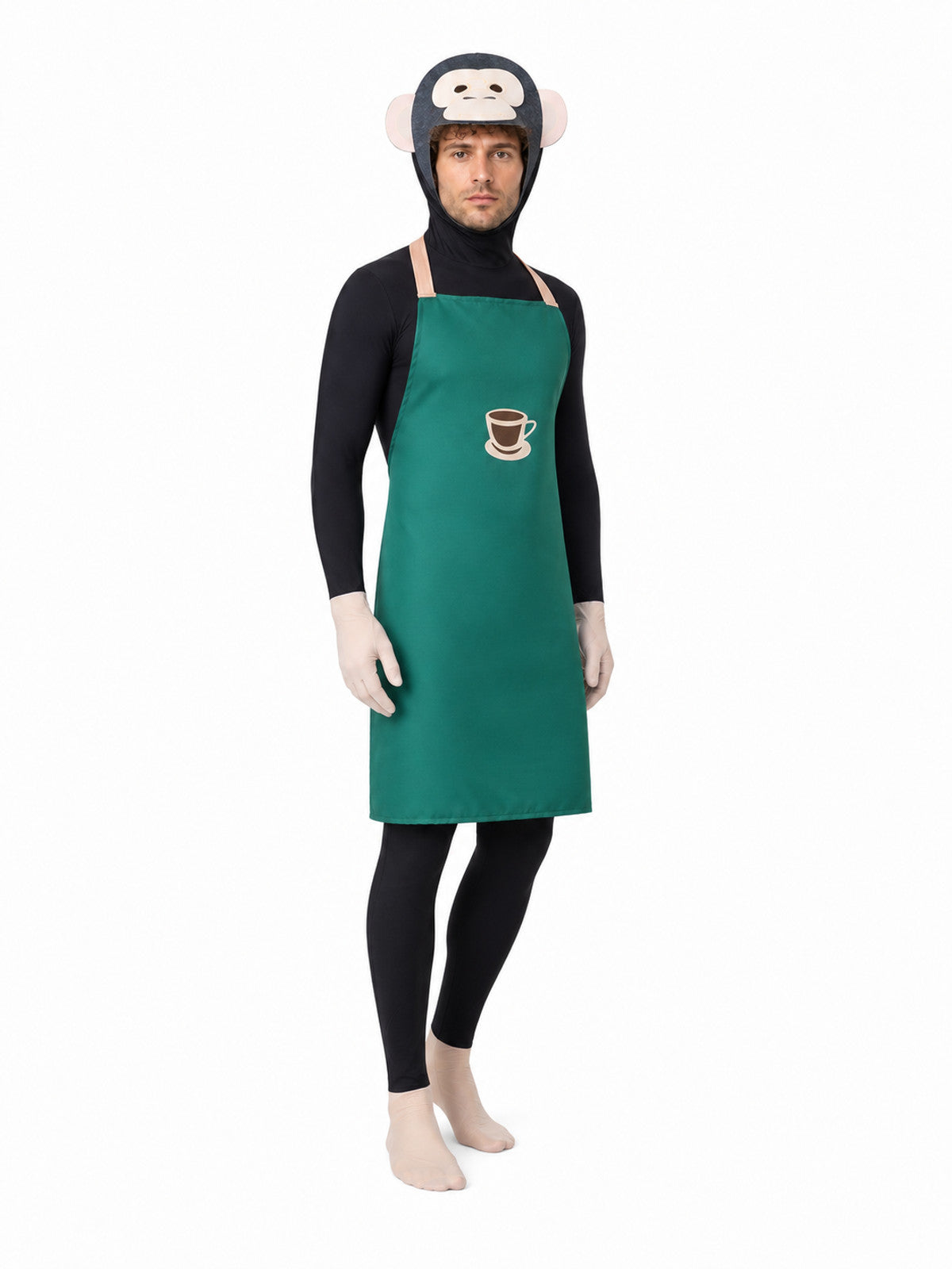 Monkey Kigurumi Costume with Apron