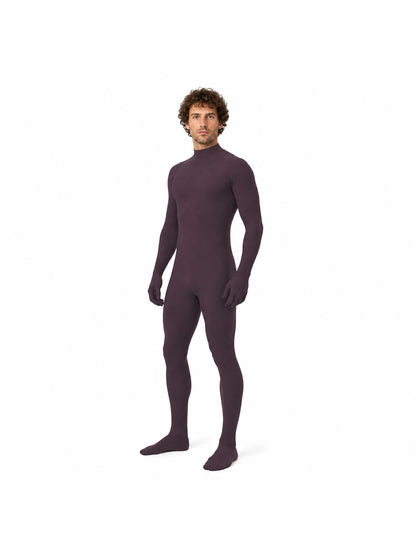 Fitted Zentai Jumpsuit with Open Head