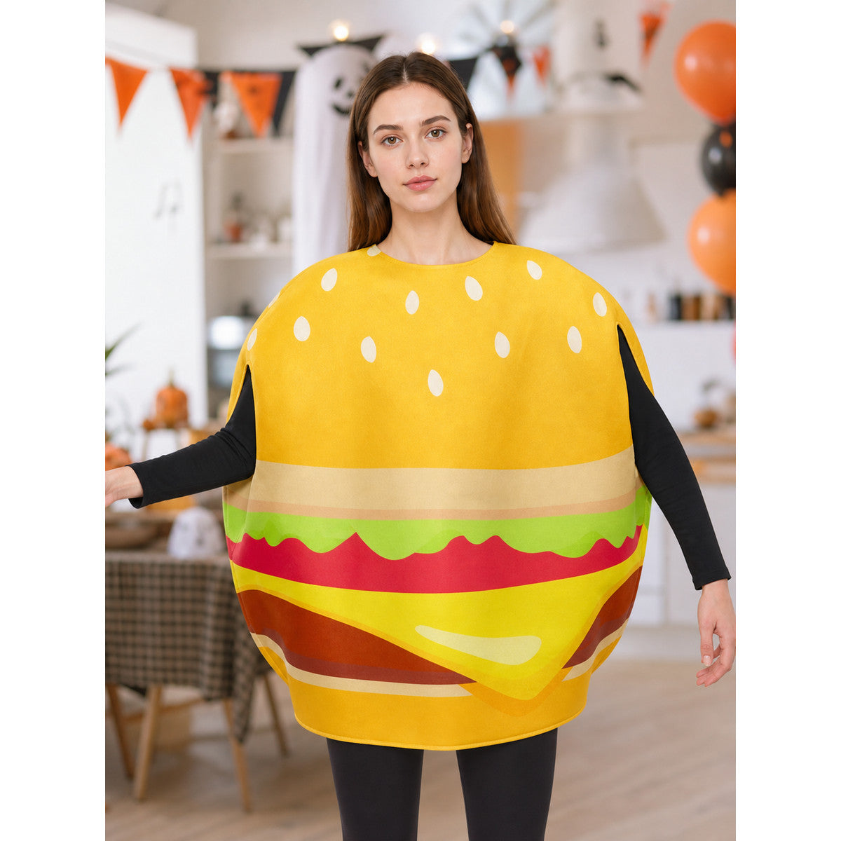 Burger Costume for Halloween and Parties lifestyle view
