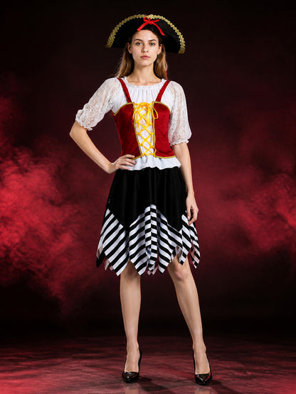 Pirate Costume with Skirt for Masquerades and Halloween main product view