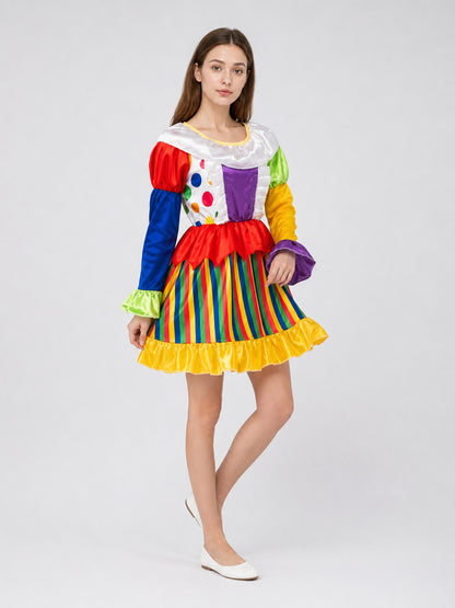 Carnival Clown Costume Dress for Performances Costume Dresses detail