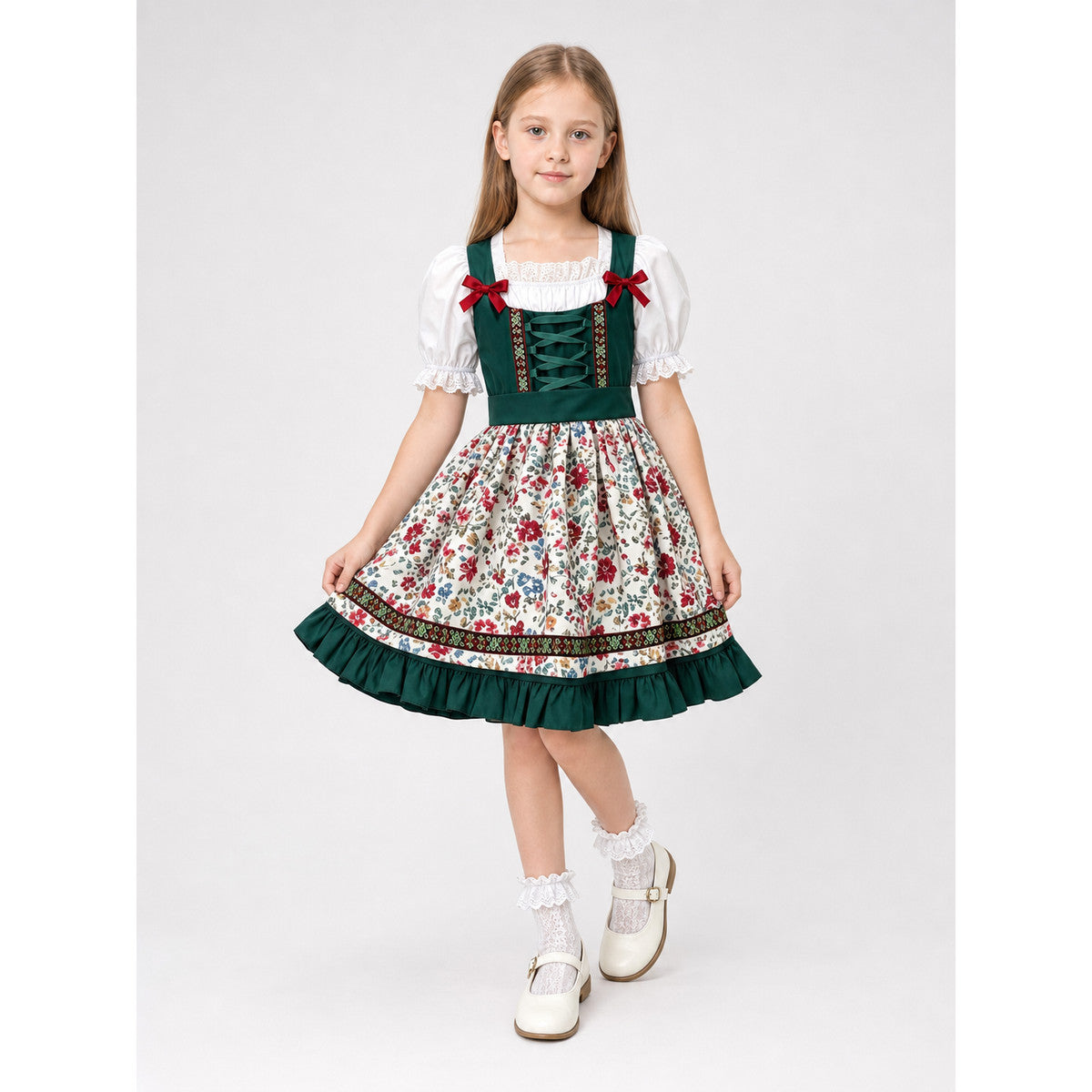 Dirndl-Style Carnival Costume with Apron