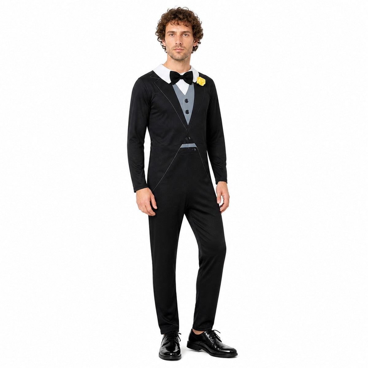 Nick Cosplay Jumpsuit, Tuxedo with Bow Tie lifestyle