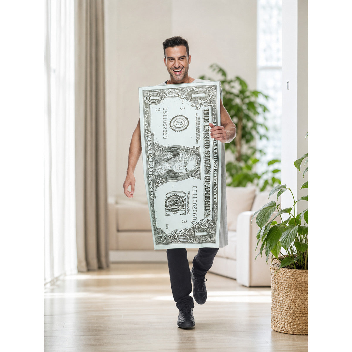 Large Dollar Bill Costume