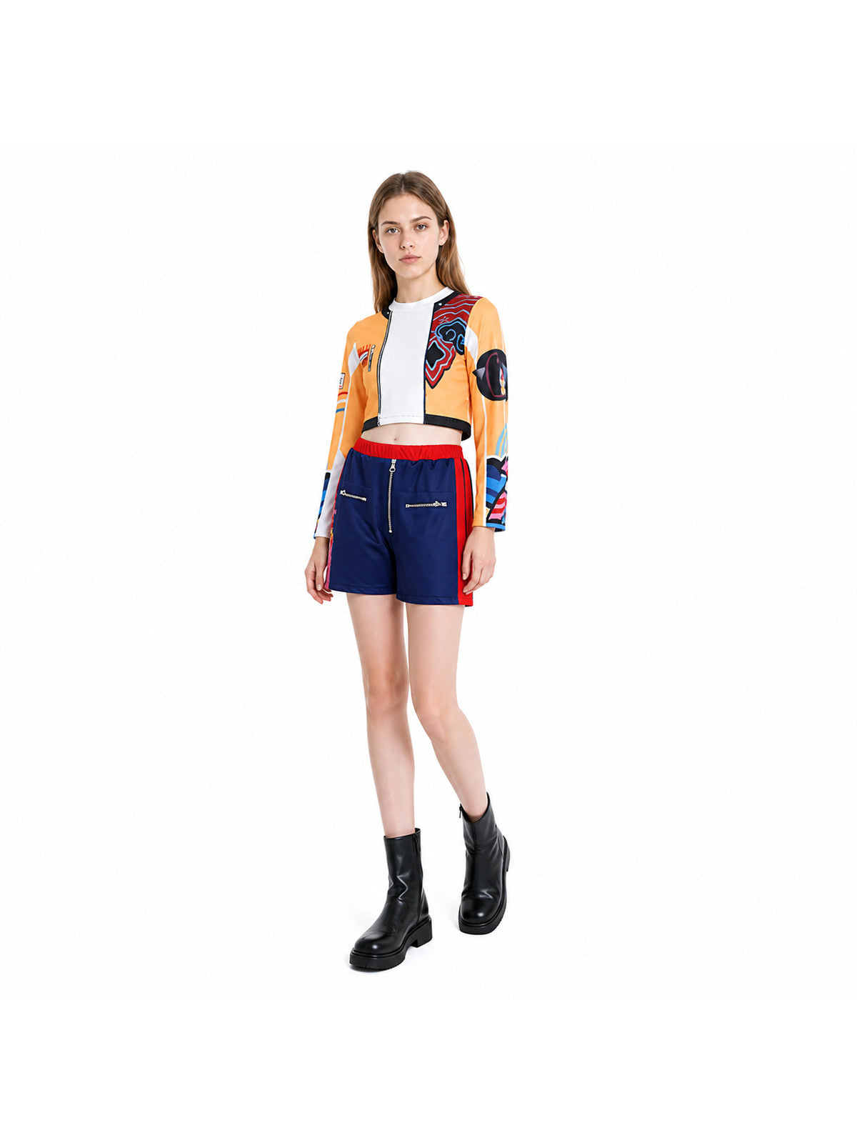 Stage Costume with Long Sleeves and Shorts Costumes detail