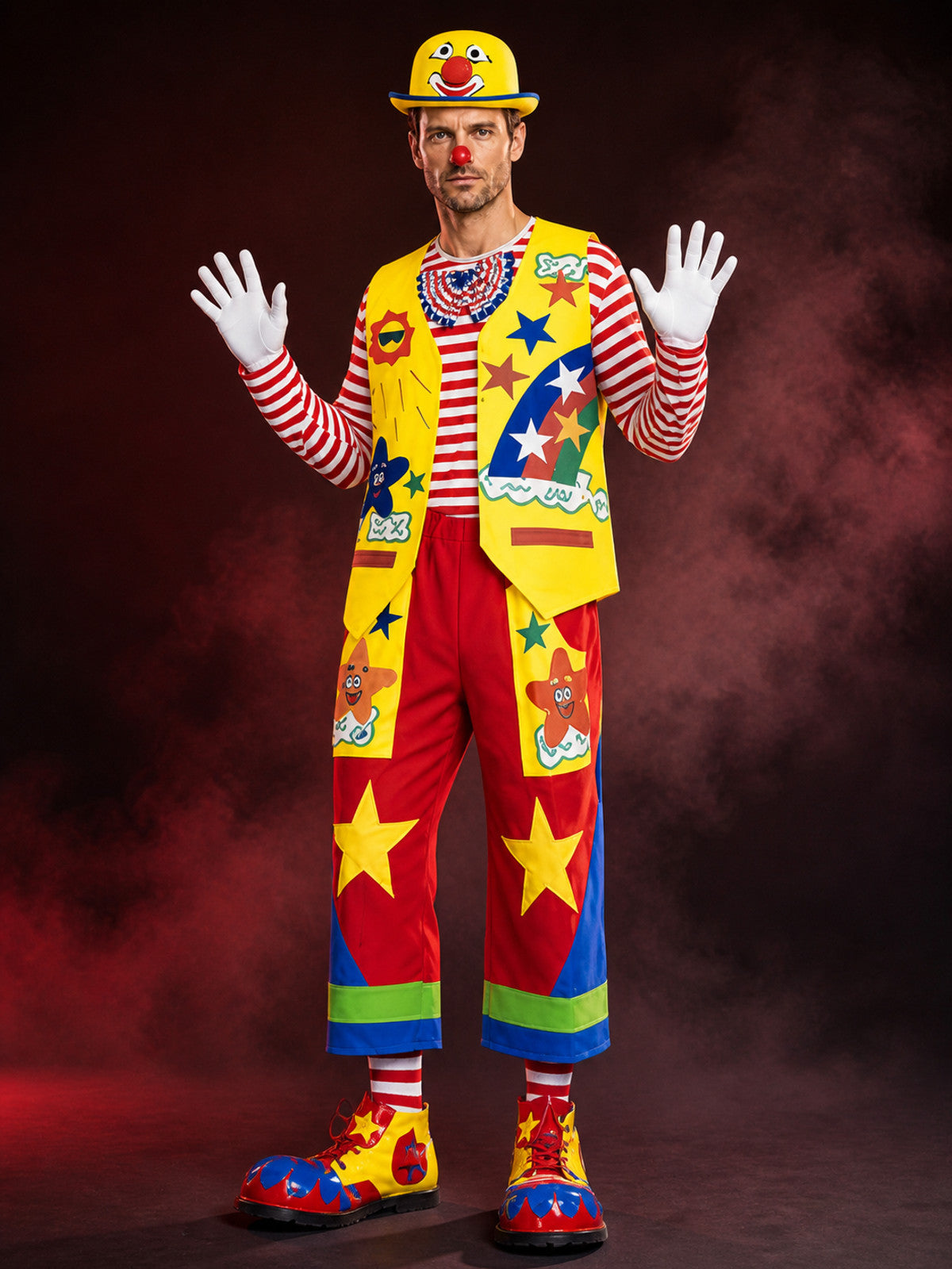 Circus Clown Costume for Performances and Halloween main product view