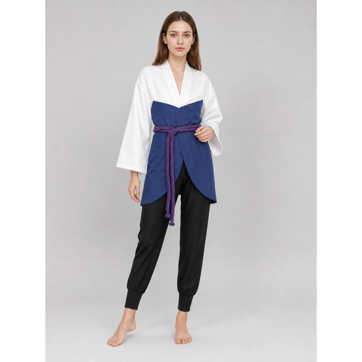 Sasuke Uchiha Cosplay Costume with Belt