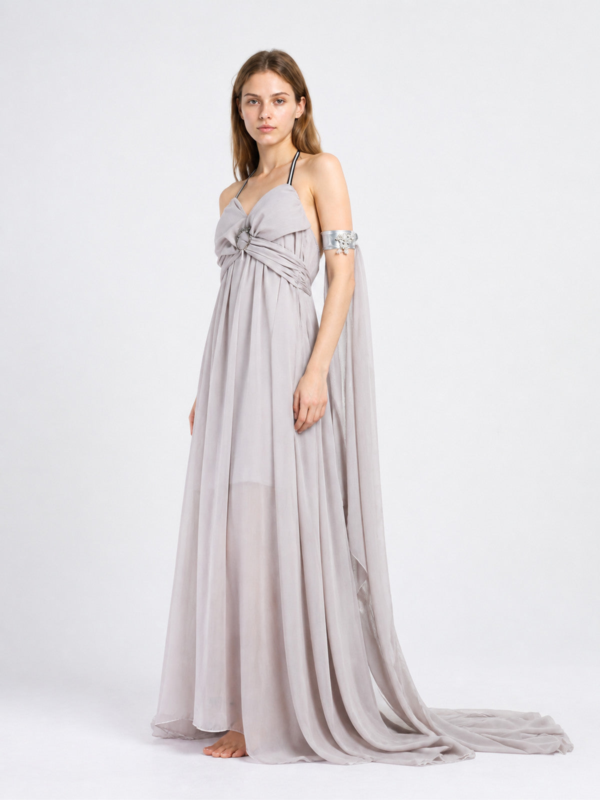 Game of Thrones Daenerys Cosplay Dress with Train