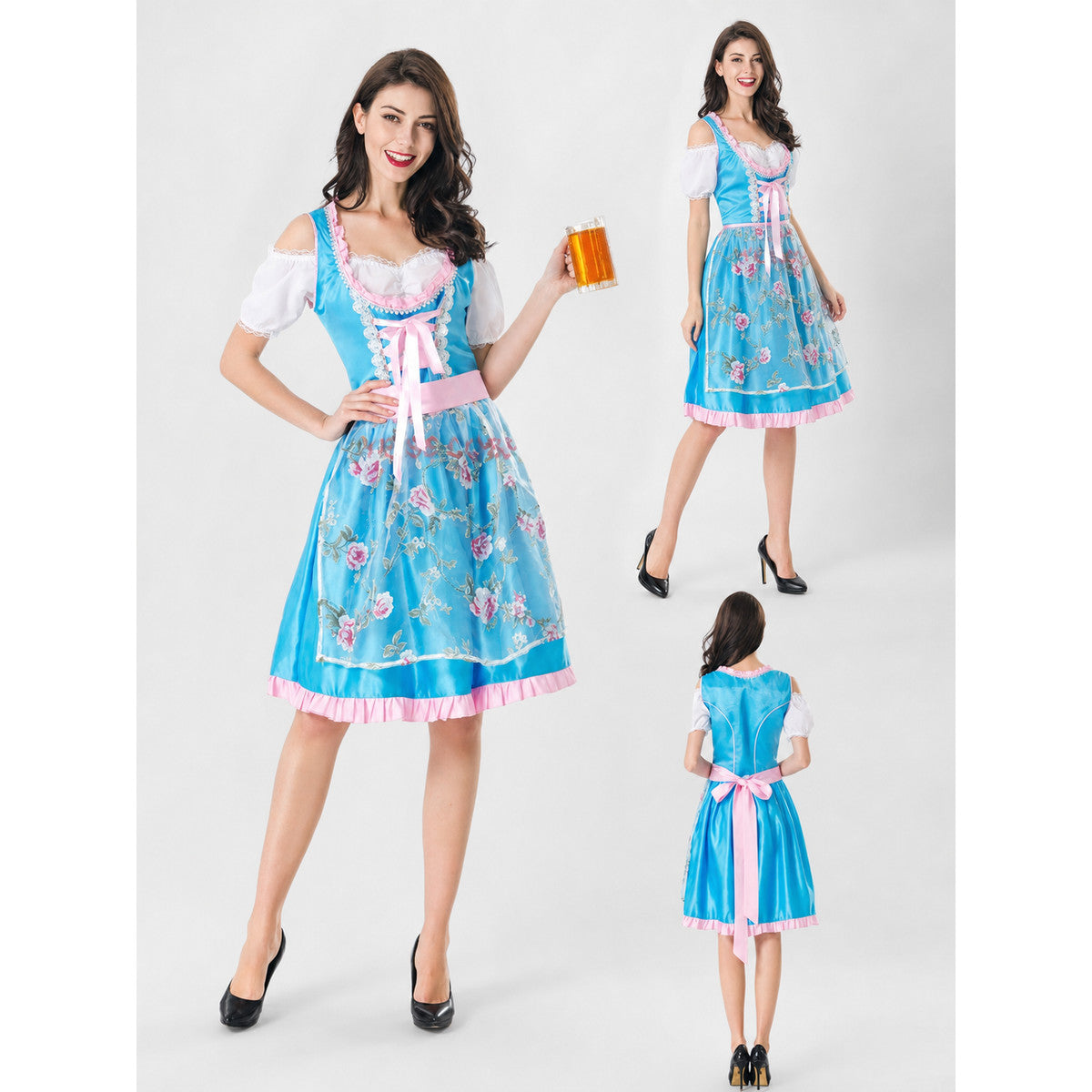 Bavarian-Style Costume Dress for Oktoberfest lifestyle