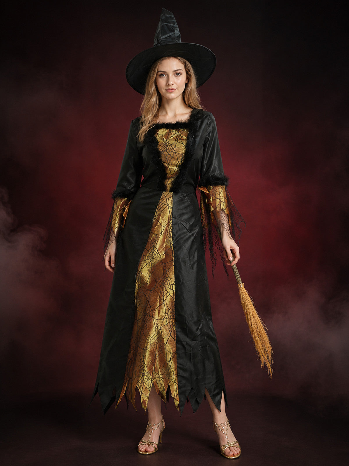 Women's Witch Costume w-y913 for Halloween main product view