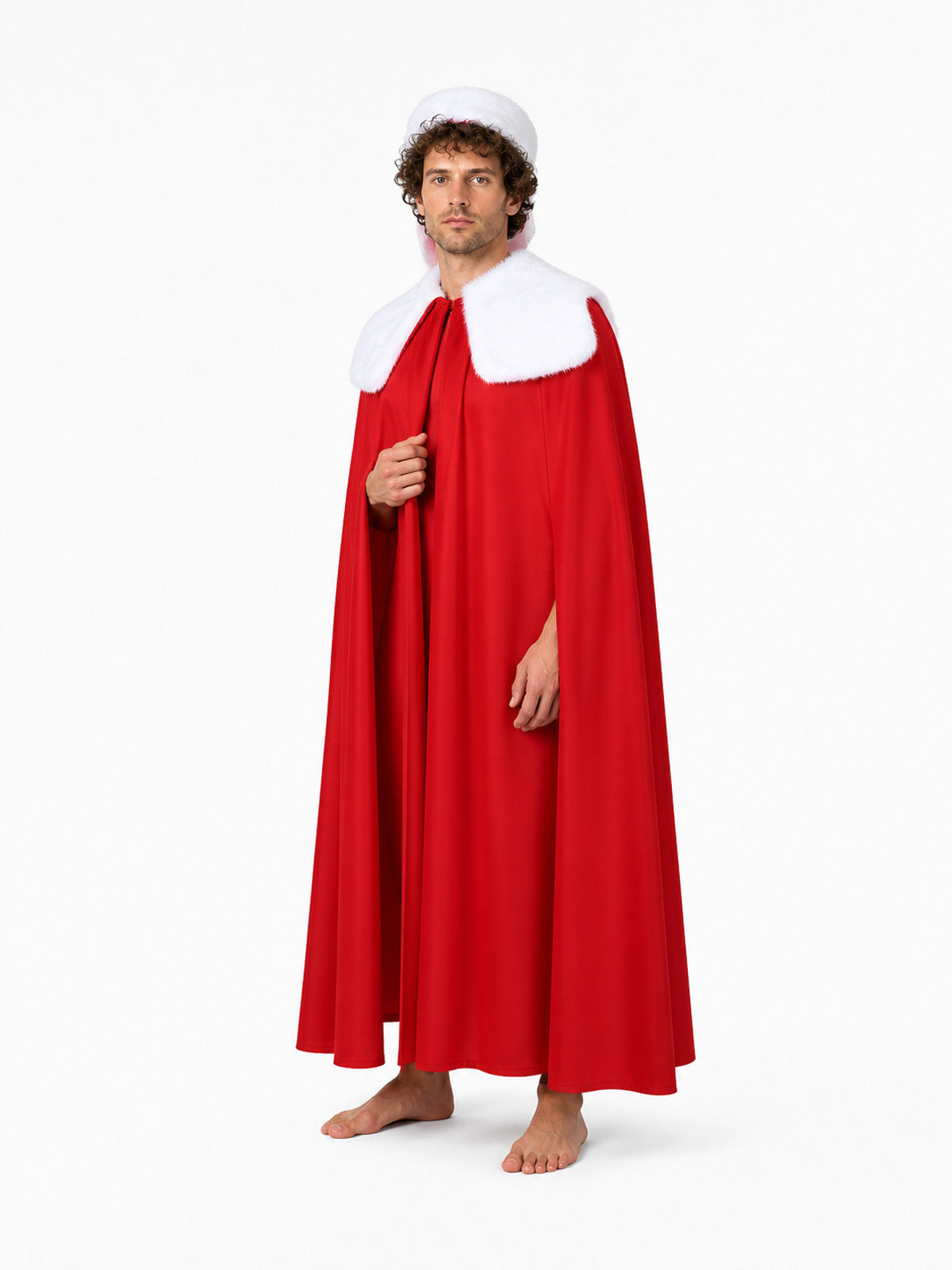 Thragg Cosplay Cape with Fur Trim