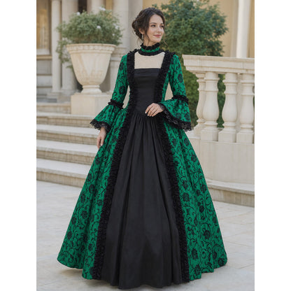 Gothic Victorian-Style Dress for Celebrations lifestyle view